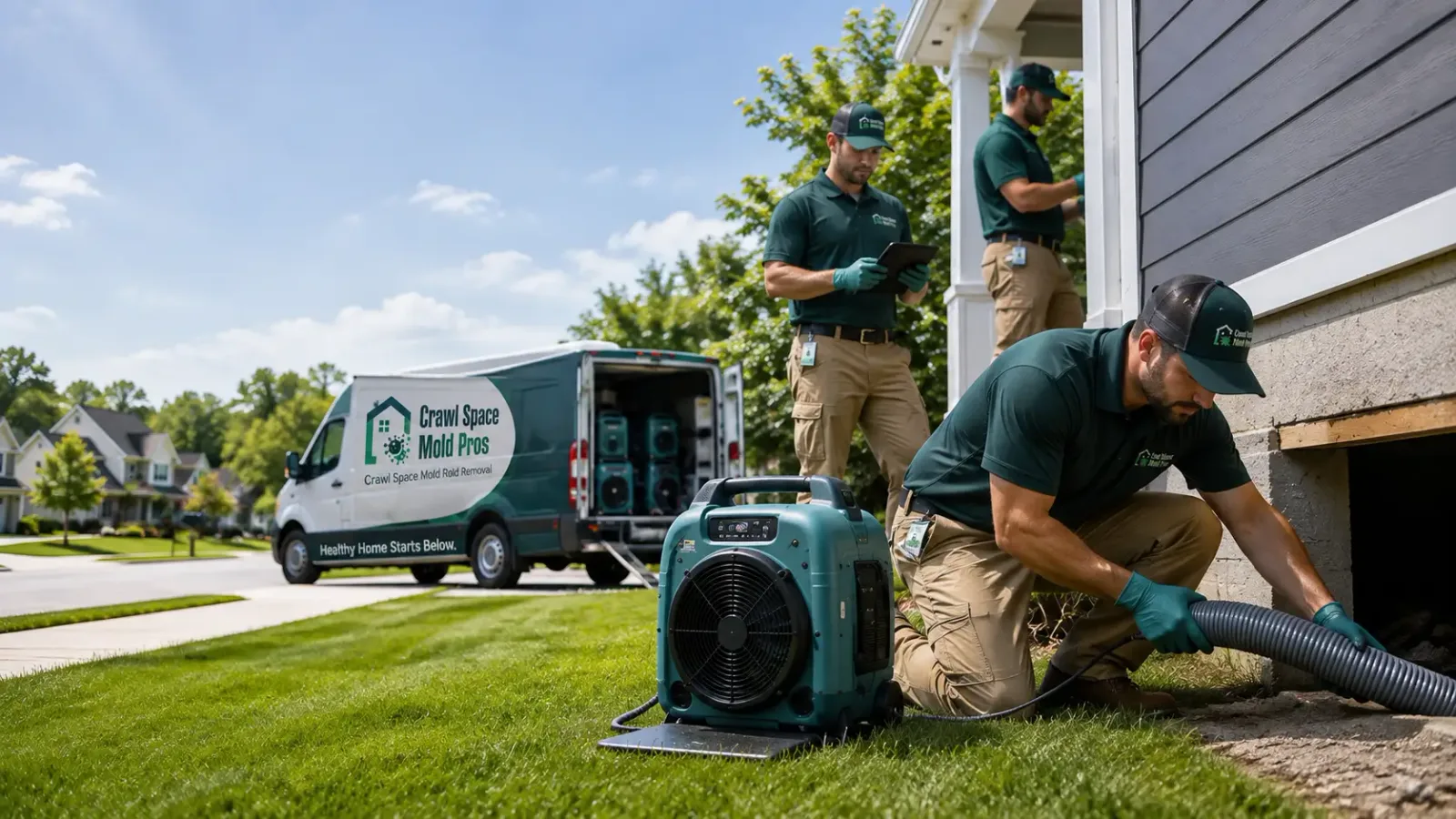 Crawl Space Mold Removal in Westminster, MA